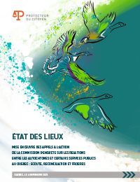 Couverture du document qui présente l'état des lieux de la mise en œuvre des appels à l’action de la CERP
