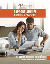 Rapport annuel 2022-2023 du Protecteur du citoyen