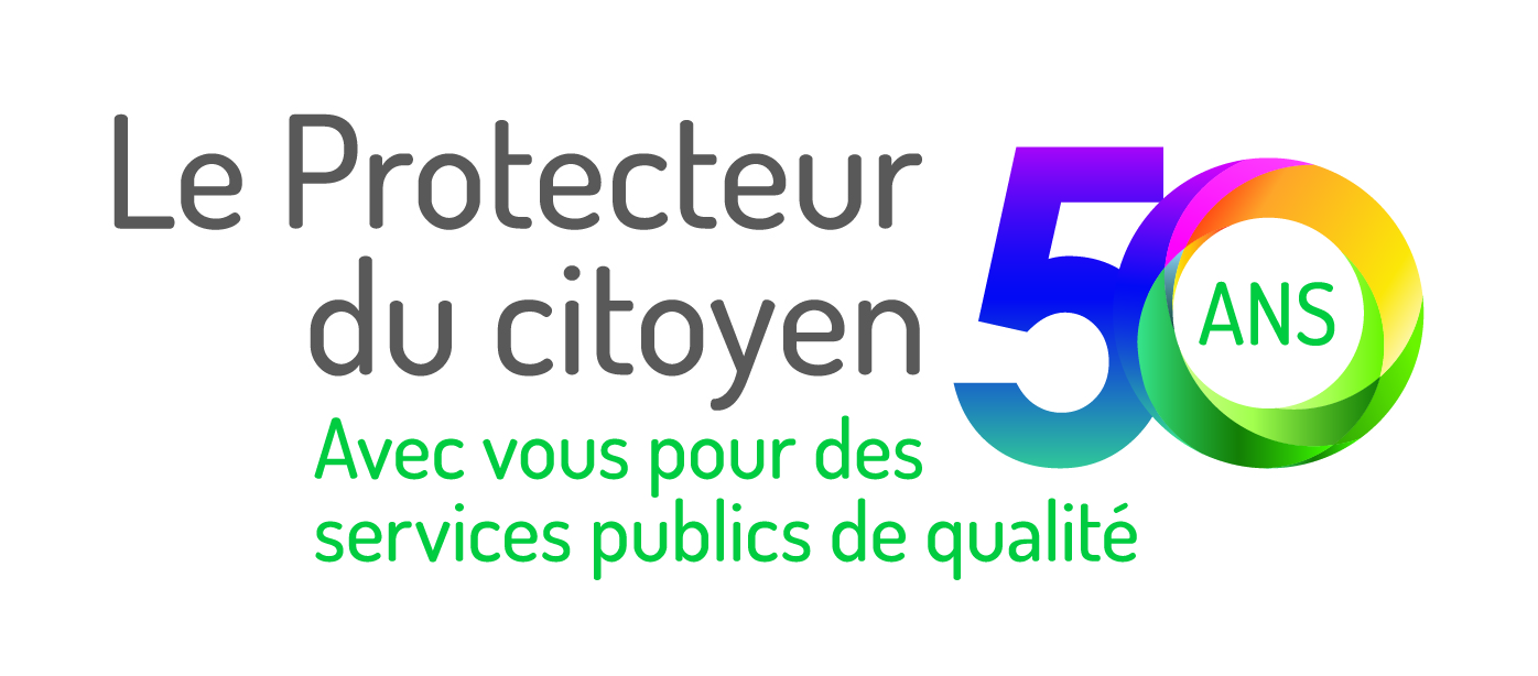 Logo 50 ans du Protecteur du citoyen