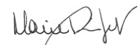 Signature Marie Rinfret