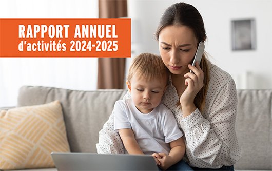Image du bloc libre illustrant la couverture du rapport annuel 2024-2025
